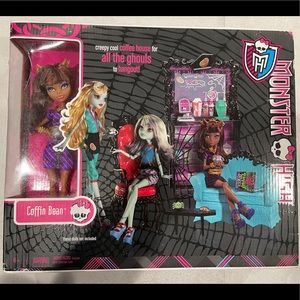 Monster High Coffee Bean Doll + House NEW